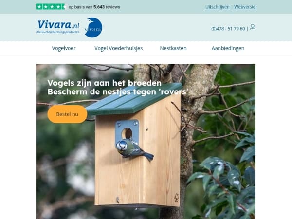 🐤 Help kleine vogels groeien met onze innovatieve nestkast & voedersystemen