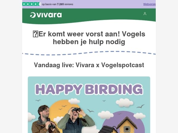 🎙️Vandaag live: Vivara x Vogelspotcast