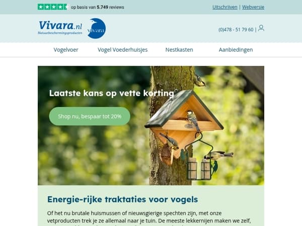 🕐 Laatste kans: Tot 20% korting op vetproducten