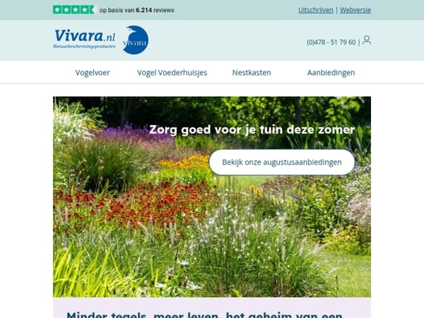 🏡 Zomer S.O.S. voor tuindieren