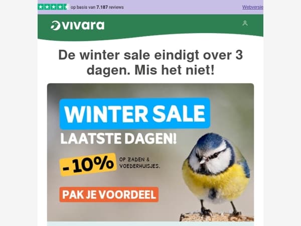 🎯 Nog 3 dagen: 10% korting