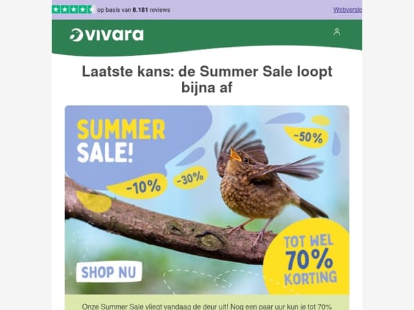 🚨 Laatste kans: tot 70% korting