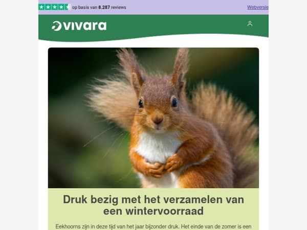 🌰 15% korting op eekhoorn-favorieten