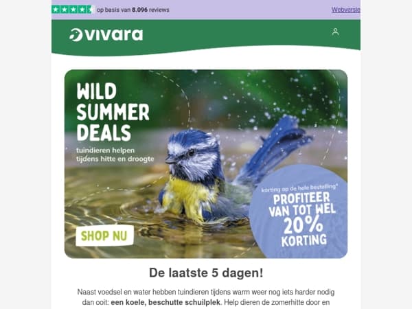 ☀️ Laatste dagen: 20% korting op alles