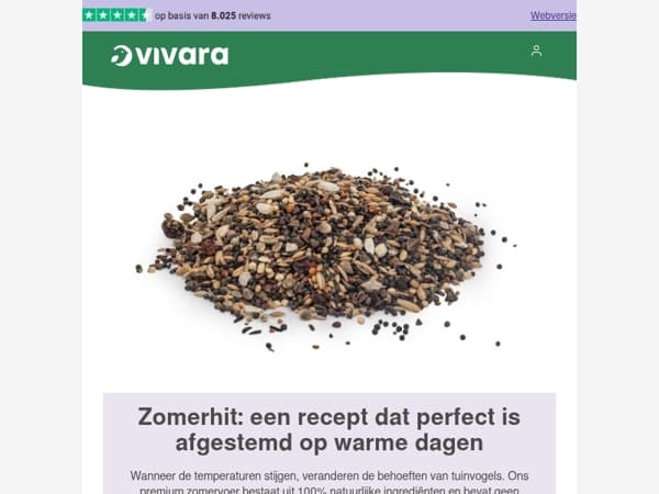 ☀️ Nu 20% korting op zomervoer