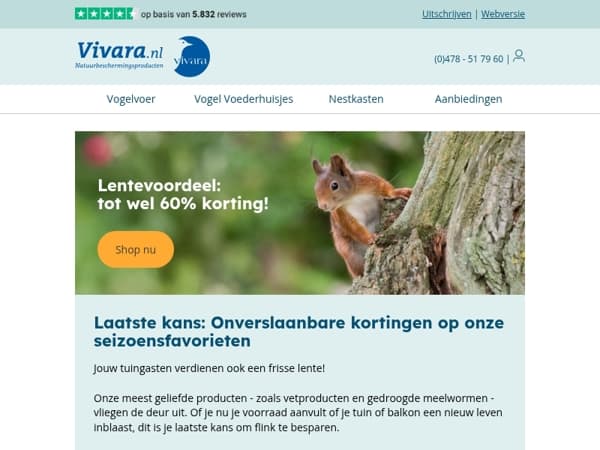 🌼 Laatste kans: Tot 60% korting op de lentesale