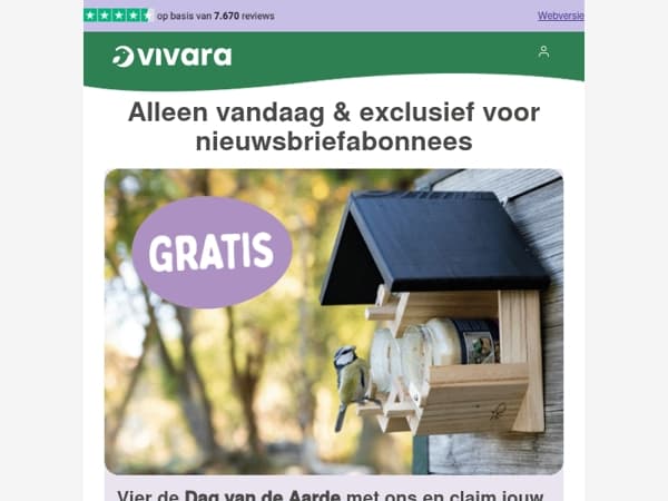🌍 Vier de Dag van de Aarde met een gratis cadeau