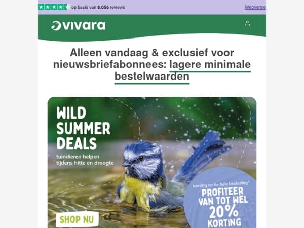 ☀️ De Wild Summer Deals zijn nóg wilder geworden
