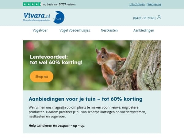 🧼 Lentevoordeel: tot wel 60% korting!