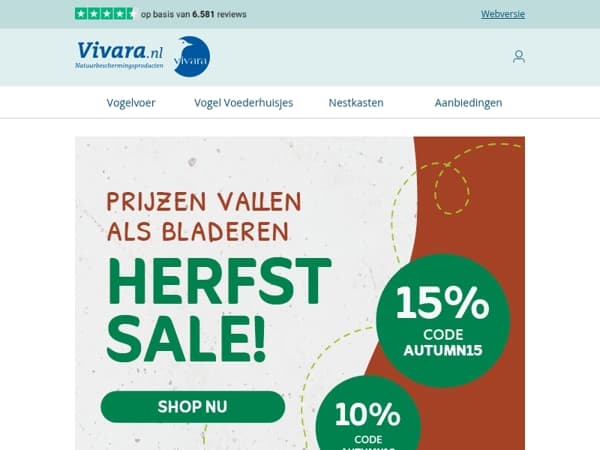 🔥 Laatste dag: tot 15% korting!