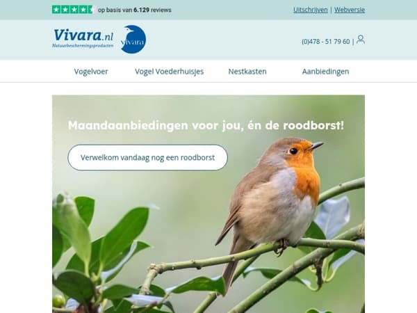 🐦 Gespot: Rode borst & laatste kans op juli-aanbiedingen
