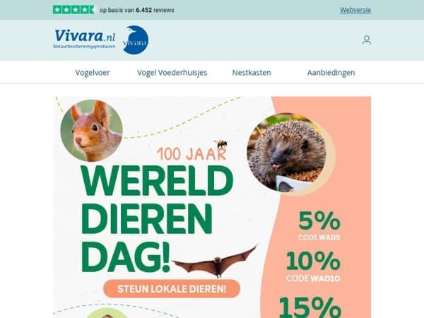 🎉100 Jaar Werelddierendag!