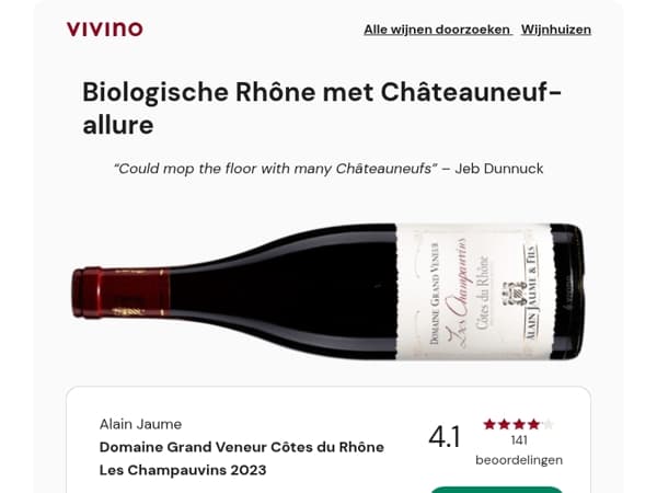 🔥 De ‘baby-Châteauneuf’ met 4.1★ – puur Rhône-karakter voor topprijs