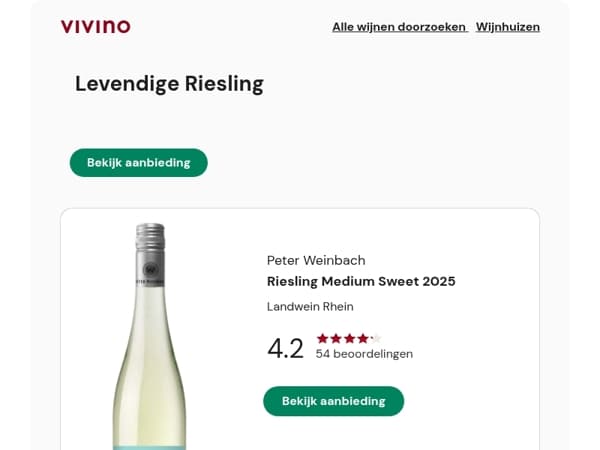 🍇  Nieuwe favoriete Riesling onder €8