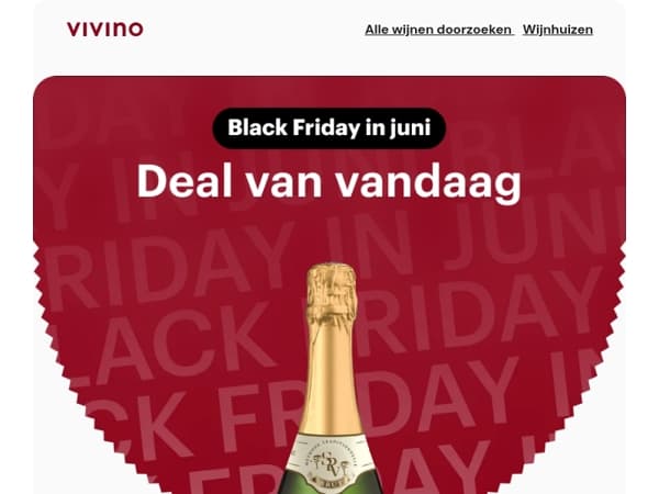 🖤 🛒 Black Friday in Juni: Cap Classique