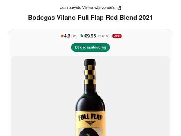 Deze 4 ⭐ Vino de España rode wijn | Populair onder Vivino-gebruikers. Meer dan 300 beoordelingen.