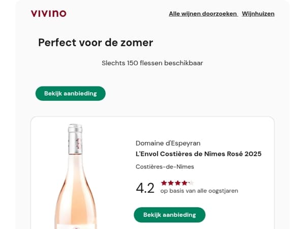 MAGNUM (1.5L): 4.2⭐  Rosé voor €19.95 
