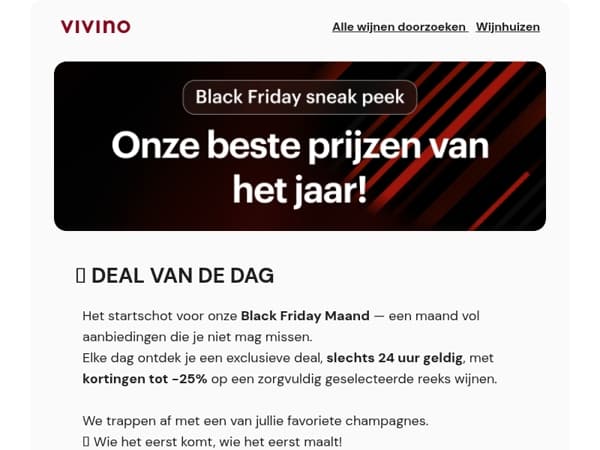 🖤Black Friday maand: 🍾4.0⭐ Blanc de Noirs 