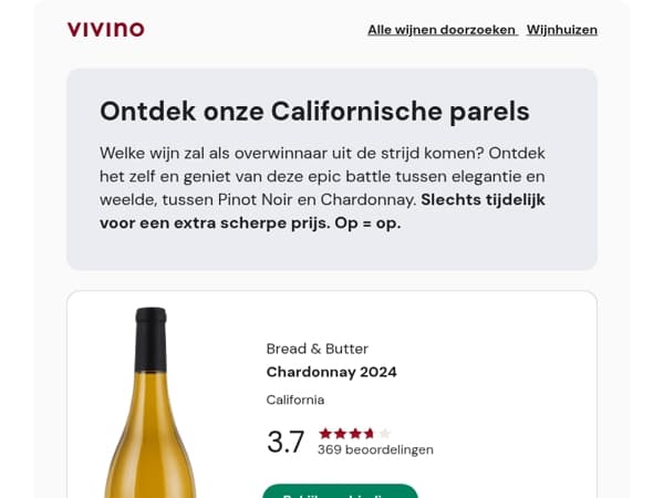 Ontdek onze Californische parels: Bread & Butter Pinot Noir vs Chardonnay
