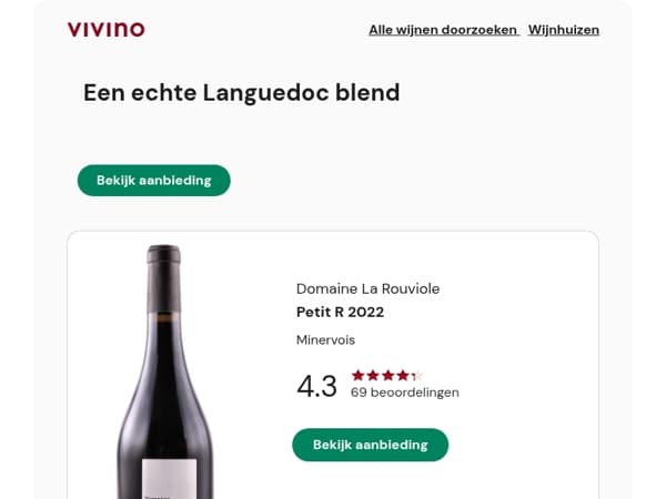Nieuwste aanwinst: 4.3★ Een echte Languedoc blend