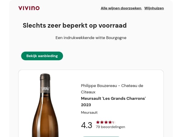 4.3⭐ Meursault van grote klasse