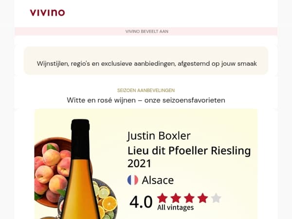 Ontdek onze top beoordeelde seizoenswijnen