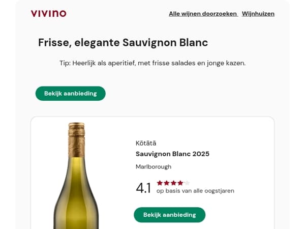 Frisse, elegante Marlborough Sauvignon Blanc