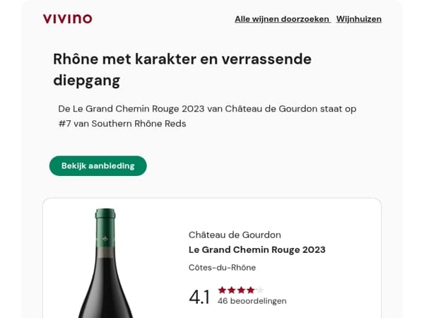 #7 Southern Rhône Red op Vivino: Château de Gourdon 