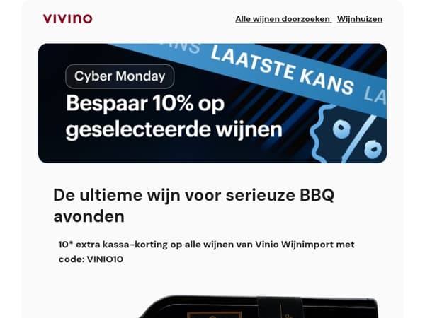 4.3⭐ Dé BBQ Reserva – krachtig, rijk en perfect bij vlees