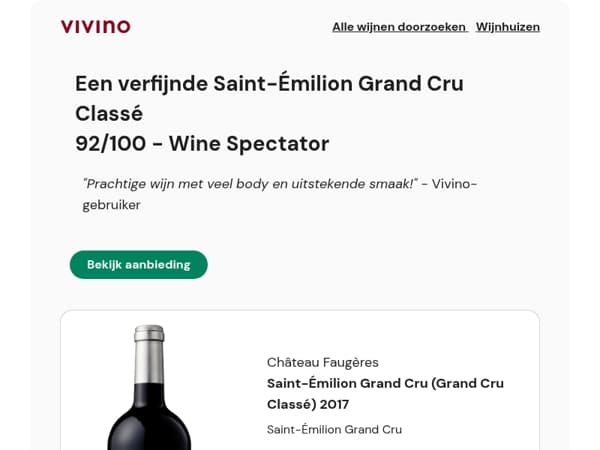 4.2 ⭐ Saint-Émilion Grand Cru Classé voor minder dan €25