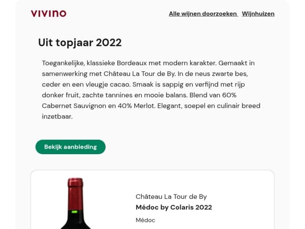 Mooie Klassieke Médoc met 4.1⭐️