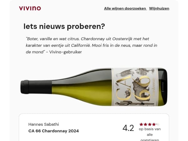 4.2★ Het Oostenrijkse antwoord op een typische Amerikaanse Chardonnay 
