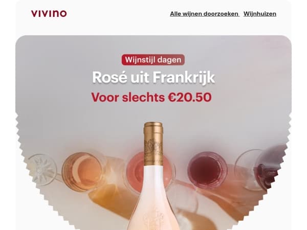 5 dagen. 5 wijnstijlen. Elke dag een geweldige deal.