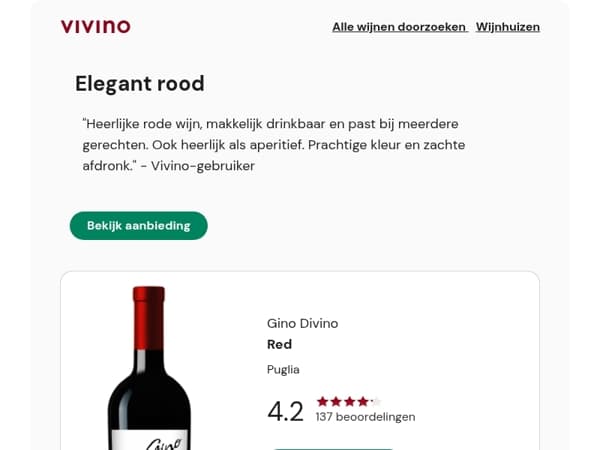 Elegant rood uit Puglia voor minder dan een tientje