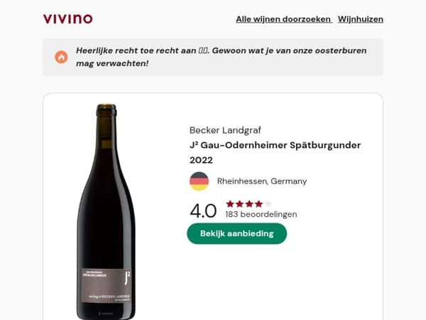 ★ Heerlijke Spätburgunder: “Doet menig bourgogne verbleken” 