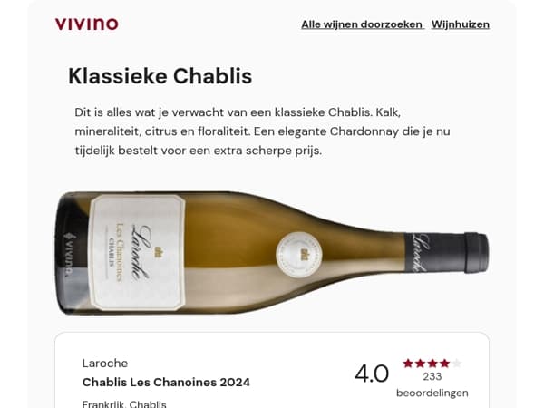 4.0 ⭐ Klassieke Chablis