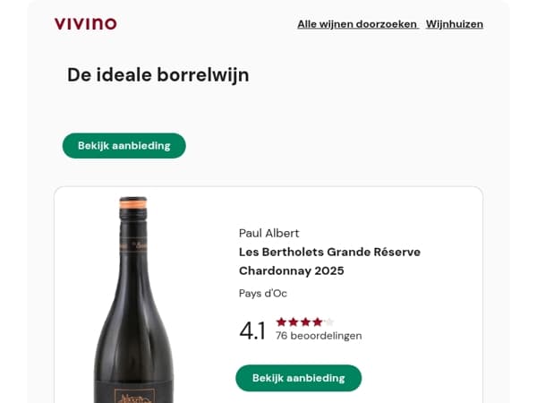 Prachtige Chardonnay met 4.1★ voor een piepkleine prijs