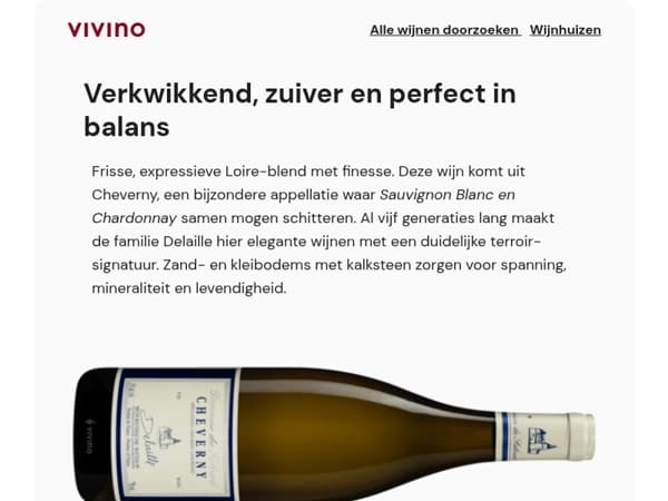 Bekroond en geliefd: Elegante Sauvignon Blanc met een dash Chardonnay uit de Loire