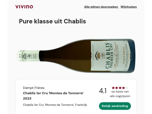 Pure klasse uit Chablis