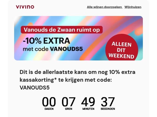 Allerlaatste kans: Vanouds de Zwaan ruimt op
