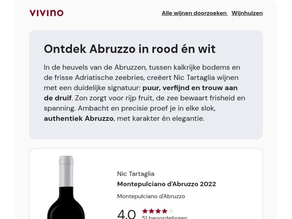 Montepulciano & Trebbiano | Twee keer puur Abruzzo