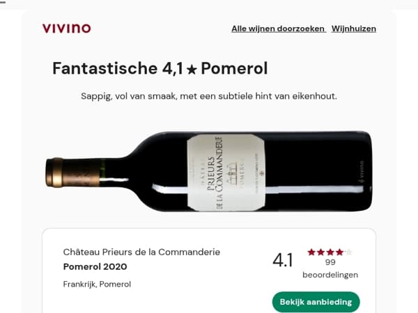 Fantastische 4,1 ★ Pomerol