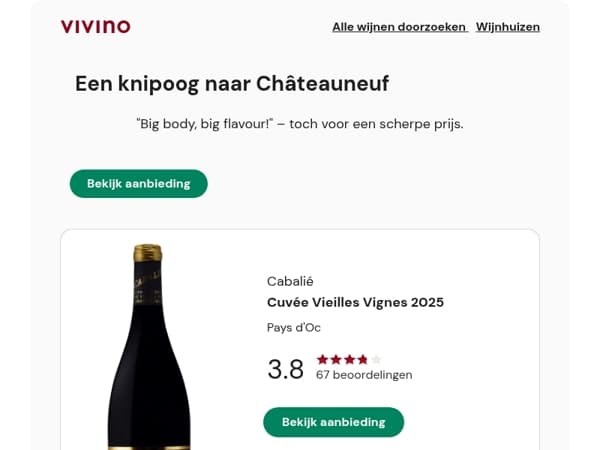 Een knipoog naar Châteauneuf