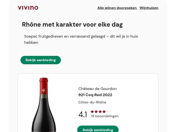 🍷 Rhône met karakter – soepel, kruidig en verrassend goed