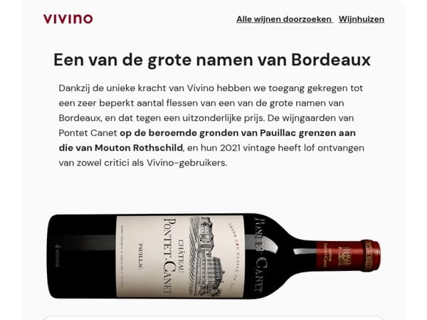 Exclusieve voorverkoop: ⭐ Een van de grootste wijnhuizen van Bordeaux voor een ongelooflijke prijs 