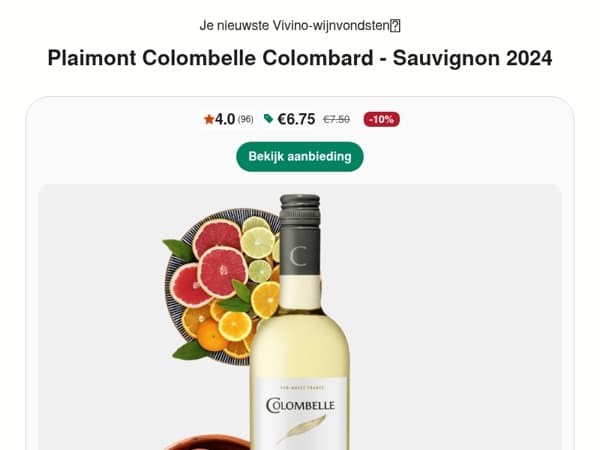 ★ Waanzinnig dorstlessend wit voor een piepkleine prijs 