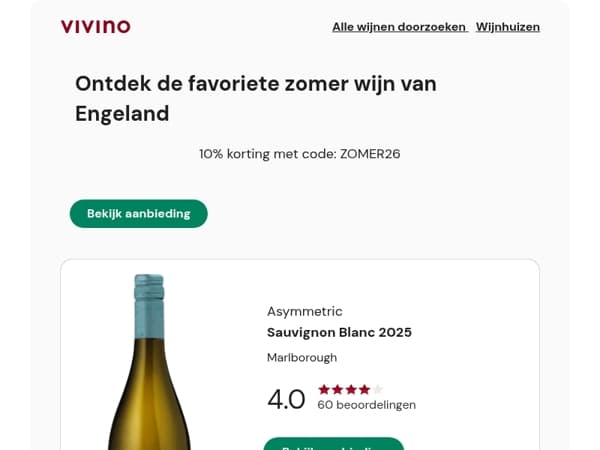 Ontdek de favoriete zomer wijn van Engeland: Sauvignon Blanc 🇬🇧🥂
