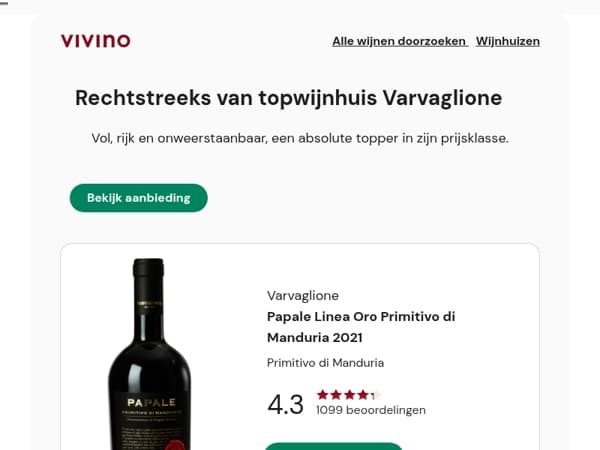 ⚡ Weer op voorraad ➠ Primitivo di Manduria met 4.3⭐