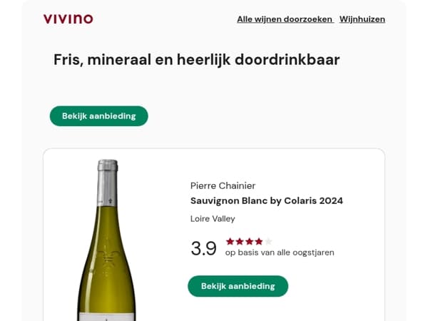 Bespaar 20%: Klassieke Loire Sauvignon Blanc