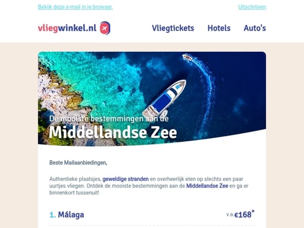 Next stop: De Middellandse Zee! ☀